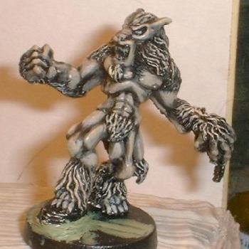 Werewolf by DK miniatures and TFT by Diquet