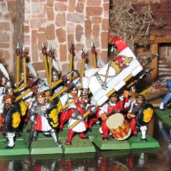 Pikemen by high dwarf