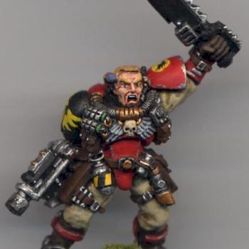 Blood Angels Scout Sergeant by TenaciousDru