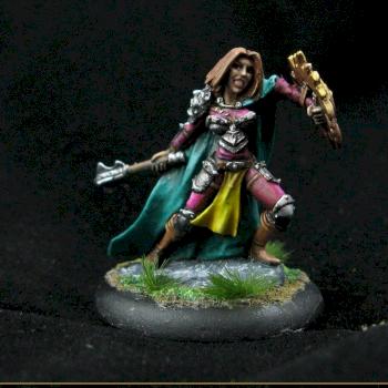 Sora Goldflame, Female Cleric by Ishil