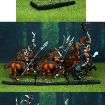 Warhammer MPG Painted Beastmen Centigors & Ghorros by miss painting