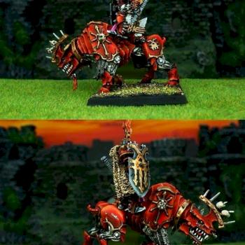 Warhammer MPG Painted Chaos Khorne Lord Juggernaut WC04 by miss painting