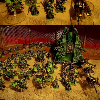 necron army by neonnecromancer