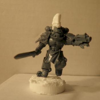 Spartan Space Wolf WIP by godfaz