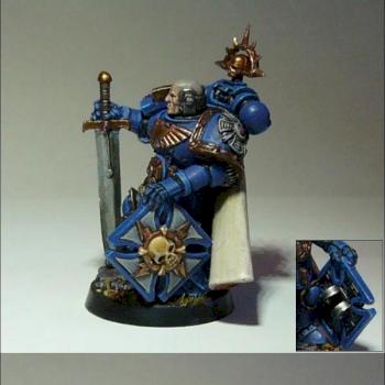 Space Marine Captain of the Ultramarines by Rogan
