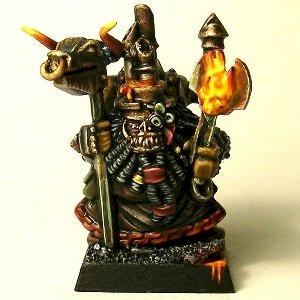 Chaos Dwarf Daemon Smith by Snotling