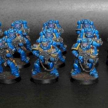 Space Marines squads by JerzyK