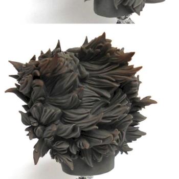 Scratchbuilt Wolverine's head by Maneu