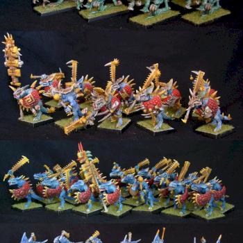 lizardmen army by caiman