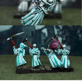 Warhammer MPG Painted Vampire Wraits & Banshee VC50 by miss painting