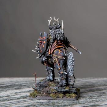 Chaos Lord on Daemonic Mount by nastin