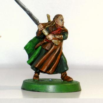 Wood Elf With Sword 2 by OZAB