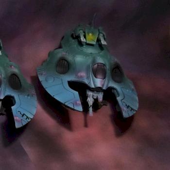 4 Eldar Wave Serpents by Nokistudio