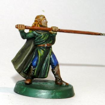 Wood Elf With Spear by OZAB