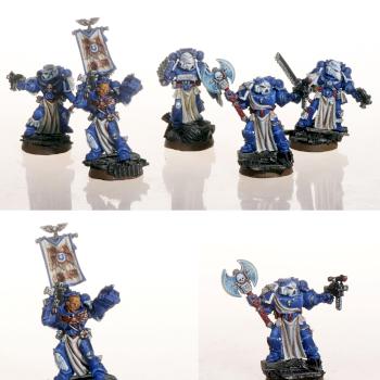Space Marine Veterans of Ultramarines by OuyangModelstudio