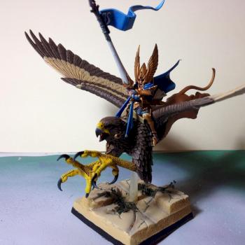 High Elf on Griffon, Blood Island by voltar