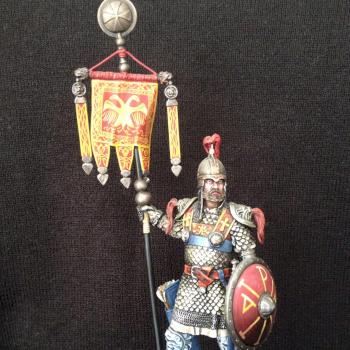 Byzantine Standard Bearer by Remontoire