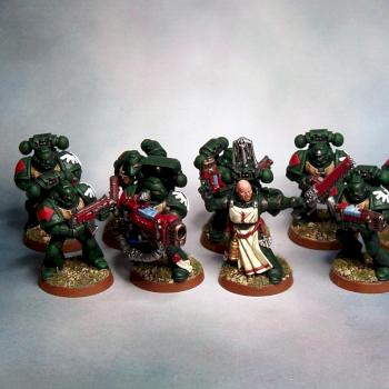 Dark Angels Tactical Marines from Dark Vengeance by vitor