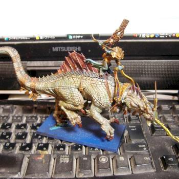 Warhammer Lizardmen Troglodon by minchan