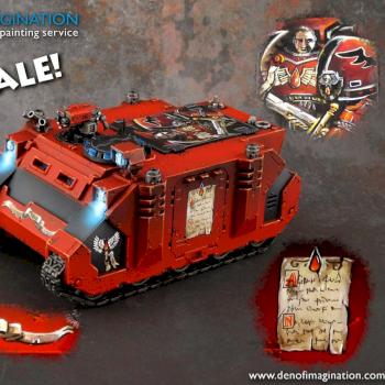 Blood Angels Rhino by DEN of IMAGINATION