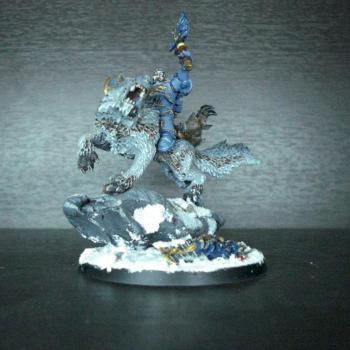Wolf Lord on Thunderwolf by heliah