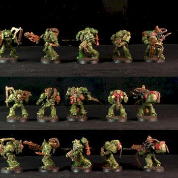 Plague marines by Qphelia