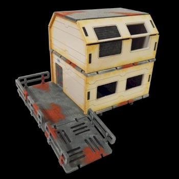 BASE-0 Habitat Unit 2 - MDF laser cut terrain by SystemaGamingScenery