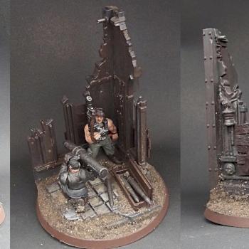Savlar Chem Dogs Missile Launcher Team (Diorama) by Herr Oberst