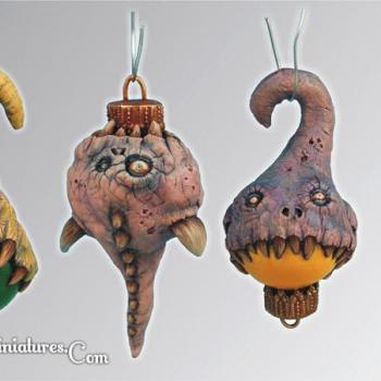 Monstrous Christmas Bulbs by Scibor
