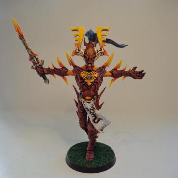 Eldar Avatar (Statue of Khaine conversion) by Beastor