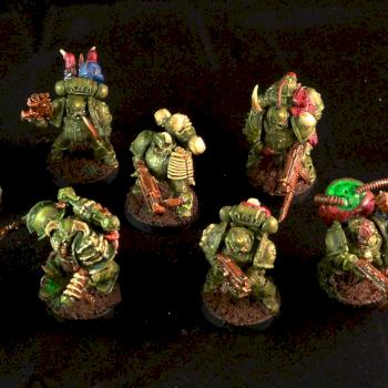 Plague marines by Qphelia