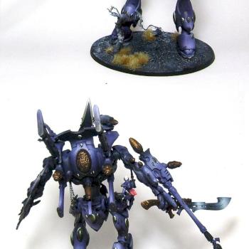 (dark)Eldar Wraithknight by Bear