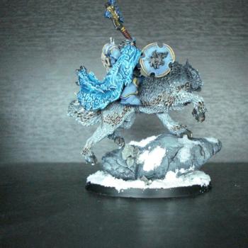 Wolf Lord on Thunderwolf by heliah