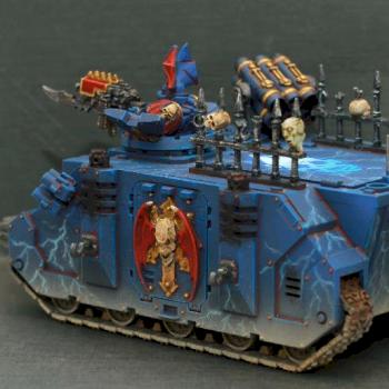 Nigth Lords rhino. Left side by Old-Red-Goblin