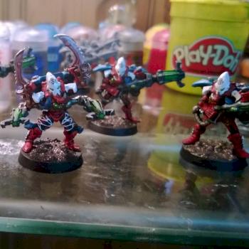 Eldar Warp Spiders by lobbywatson