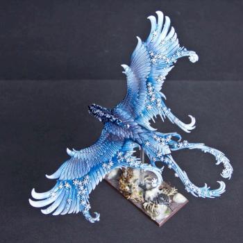 High Elf Flamespyre Phoenix/Frostheart Phoenix by nastin