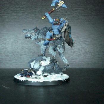 Wolf Lord on Thunderwolf by heliah