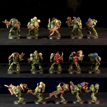 Plague marines by Qphelia