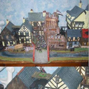 Quelques maisons avec des figurines. by zerobrety