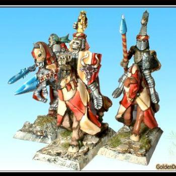 Bretonnian Black Knights by Golden dragon italy