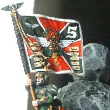 Imperiale Armee - 8. Cadia - Standartenträger by japhia