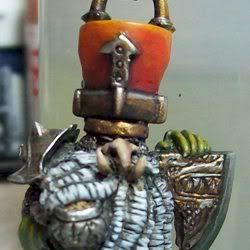 Chaos dwarf hero conversion by biosfofo
