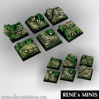 ElvenTemple Ruins Square Bases 25mm by rene
