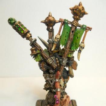 Skaven Warlord on Giant Rat by hazelanne