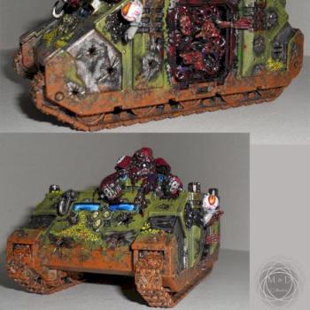 Nurgle Rhino by M & D Collective