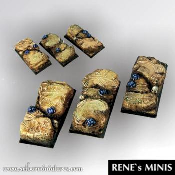 Egyptian Ruins Square Bases 50mm / 25mm by rene