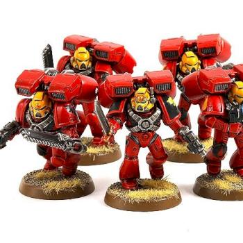 Blood Angel Assault squad by Dk suwit