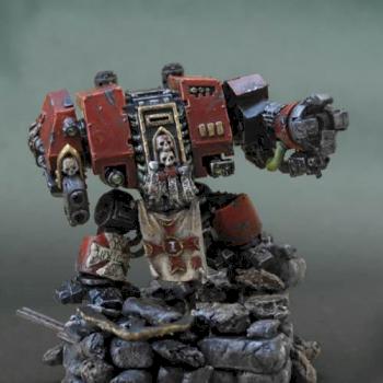 Space Marine Dreadnought by batthemadbat