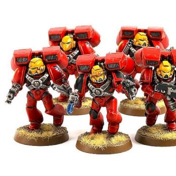 Blood Angel Assault squad by Dk suwit