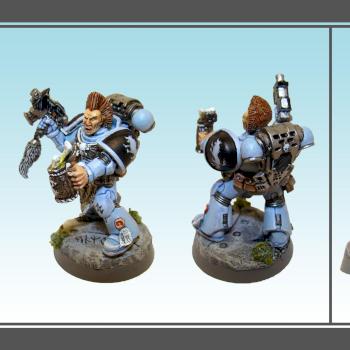 Space Wolves Grey Hunter 2 by Myffin